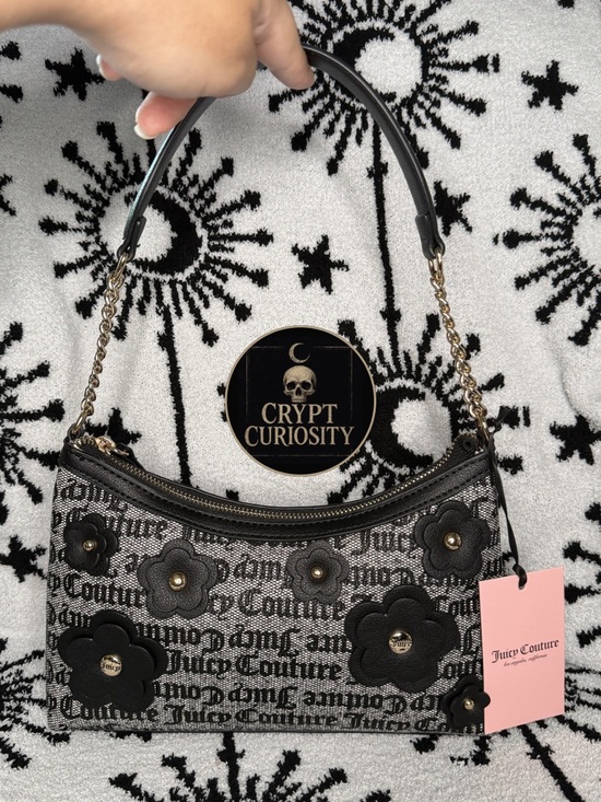 Juicy Couture Handbags - Juicy Couture Flower Shoulder Bag Purse Viral